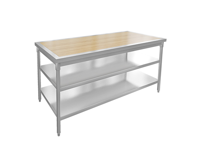 三層木面工作臺尺寸:1800x800x800mm